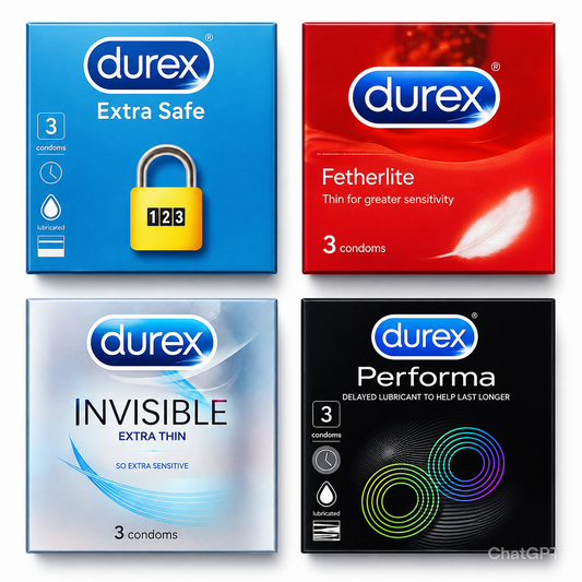 Durex Pack of 4 Condoms