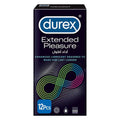 Durex Condoms Extended Pleasure Longer Lasting Timing Extra Time Condoms 12s