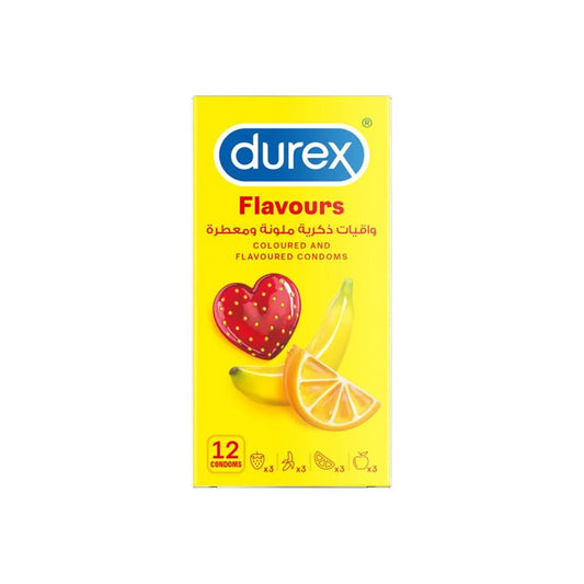 Durex Coloured & Flavoured Condoms 12's