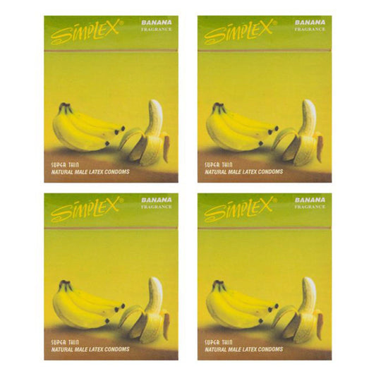 Latex Condom Banana  3x
