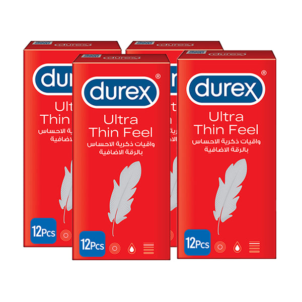 Pack Of 3 - Feel Ultra Thin Condoms 12's